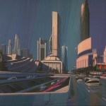 "L.A. 2013" (1988) by Syd Mead.