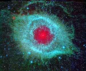  infrared photograph of Helix Nebula 