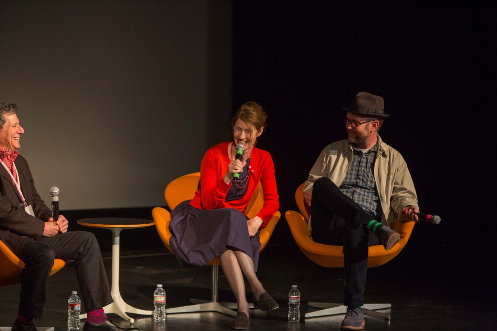 Little Miss Sunshine directors Jonathan Dayton and Valerie Faris speak at the Dot Independent Film Festival.