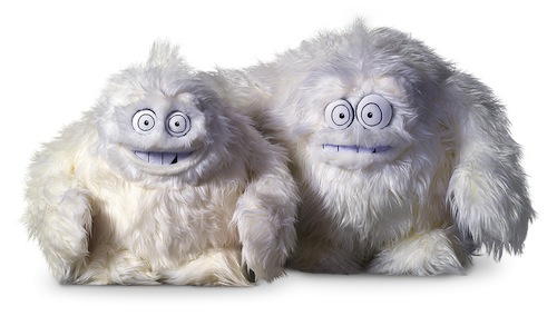 The 2012 Yeti with his proud forebear, turned into plush once again with the expert help of Kate Clark and Peter Doodeheefver at Yottoy. This year’s Yeti is a bit happier. The bigger guy is more like me. He’s a worrier. 