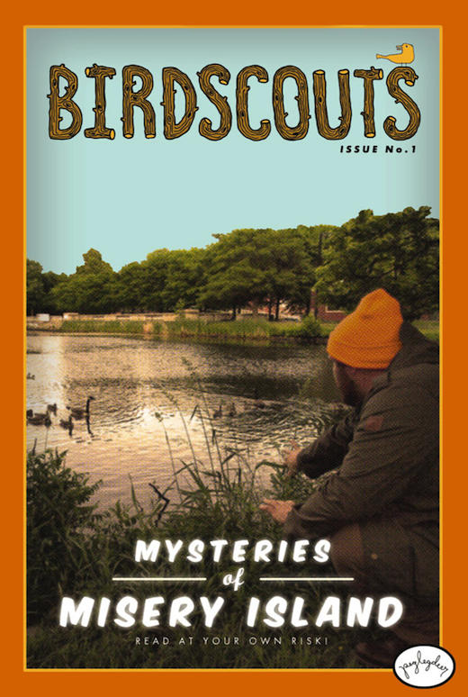The cover of the first issue of "Birdscouts," by Jack-Anthony Collier and Melissa Thomas.