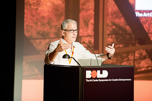 President Lorne M. Buchman at Art Center's BOLD Symposium.