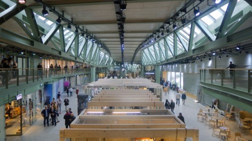 Interior of the BIKINI BERLIN urban marketplace