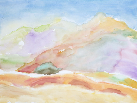 Roeder's Eaton Canyon (2010), which she created as part of Art Center at Night's (ACN) Color and Light in Painting course.