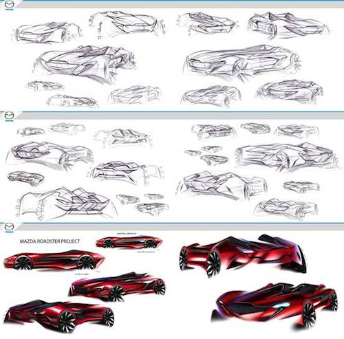 Mazda Miata concept by Eric Sun