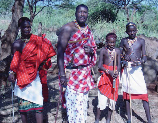 Patrick Kiruki (07) gave this photo of his Samburu family to Designmatters' Mariana Amatullo as a gift.