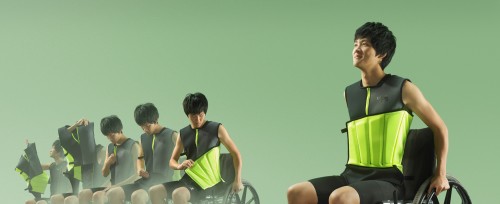 Kira Song's floatation vest for brain-injured athletes with limited motion.