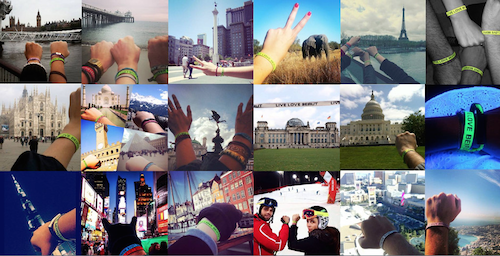 Instagram feed with #LiveLoveBeirut bracelets.