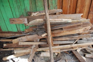 salvaged wood